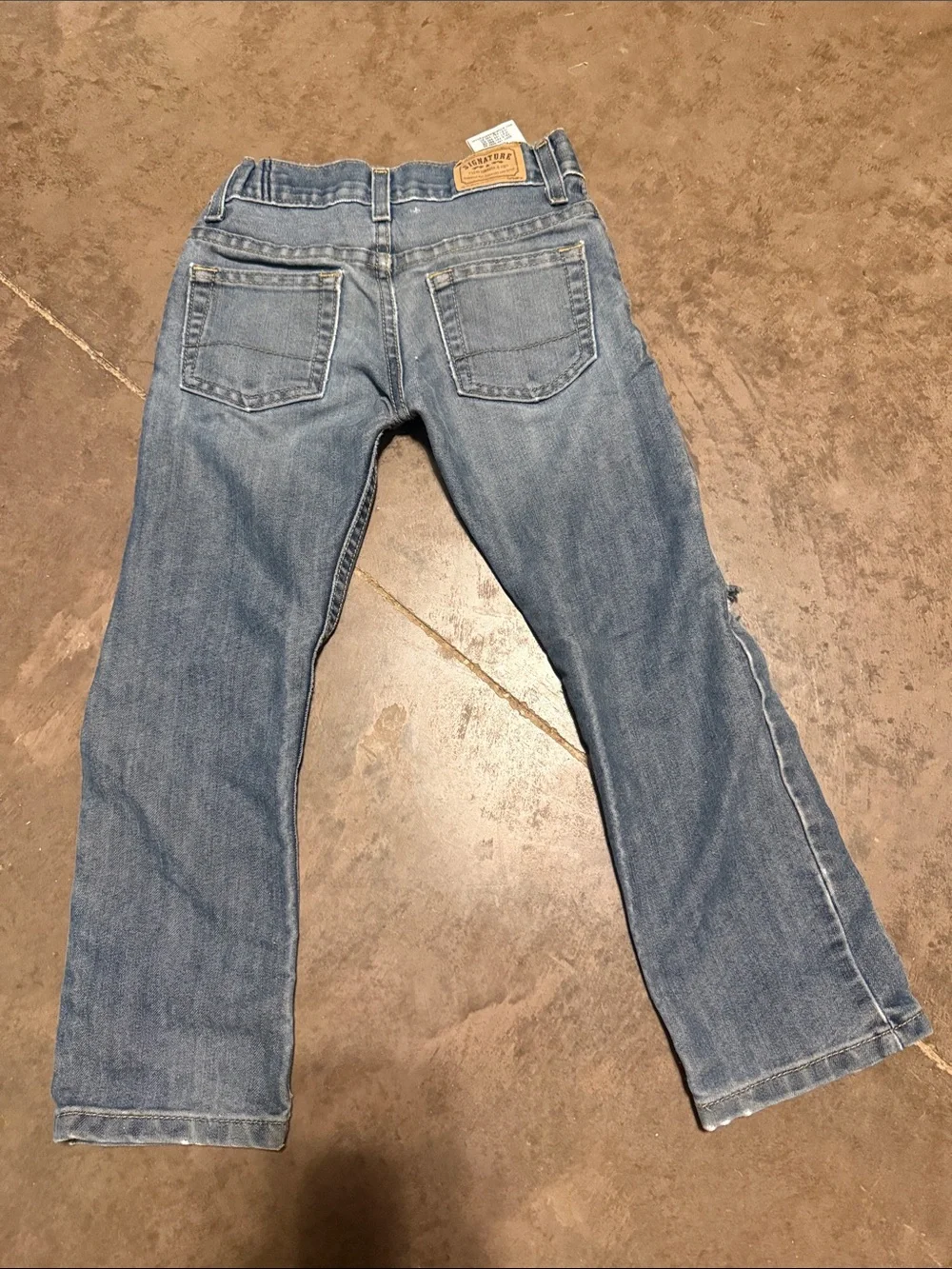 Levi's boys Straight Jeans in Light Blue Distressed